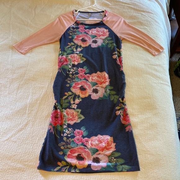 HARPER & BAY Raglan floral nursing dress - Picture 1 of 9